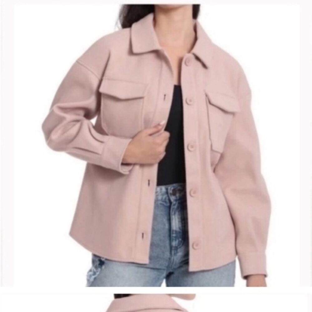 Avec Les Filles Jacket in Blush Pink